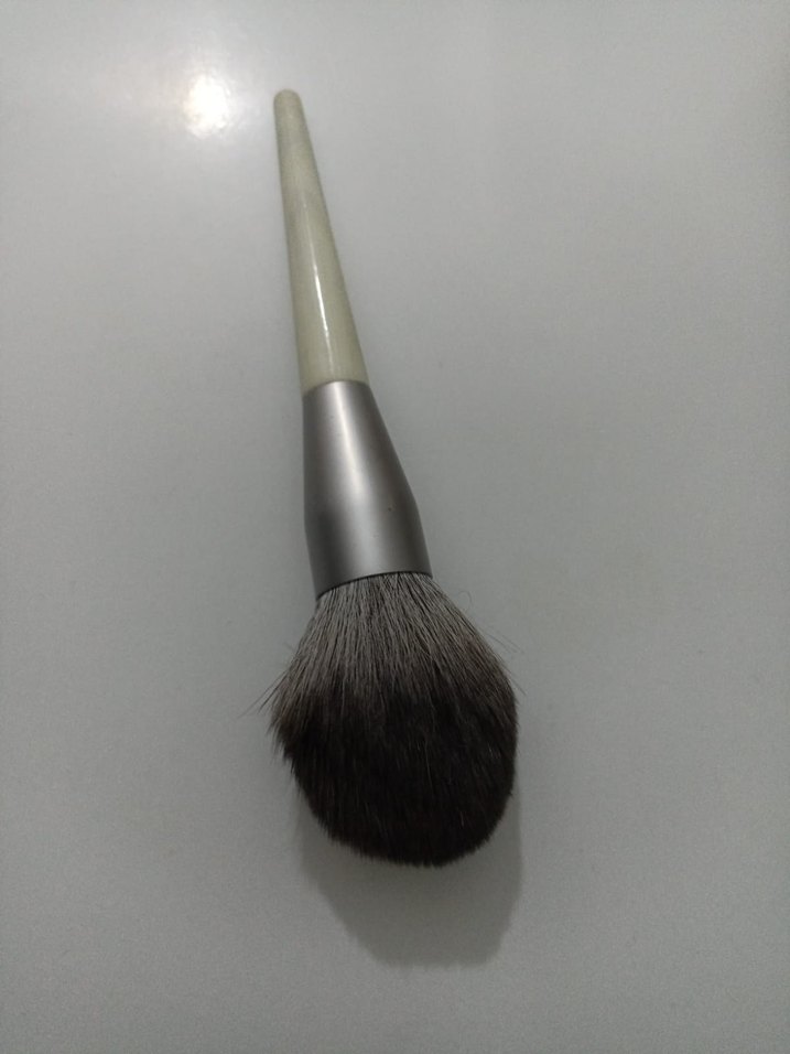 Beyaz Saplı Gri Makyaj Fırçası - Görsel 5