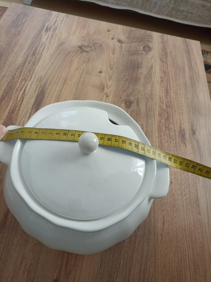 Beyaz Kapaklı Seramik Güveç Tenceresi - Görsel 4