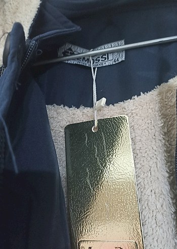 Kadın Lacivert içi peluşlu mont - Görsel 4