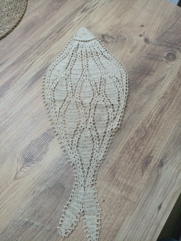 Bohem Tarzı El Yapımı Balık Motifli Dantel - Görsel 5