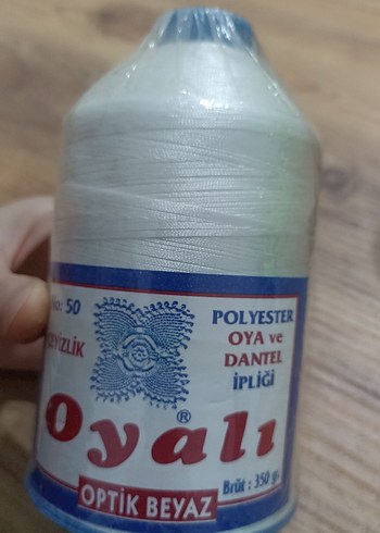 No:50 Beyaz Oyalı İplik - Görsel 2
