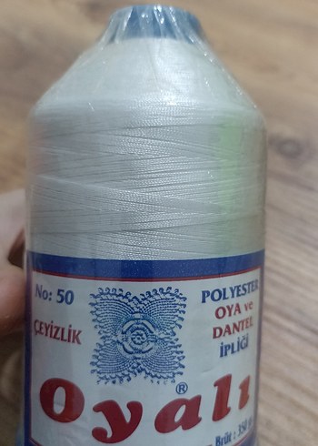 No:50 Beyaz Oyalı İplik - Görsel 3