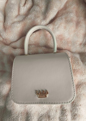 krem rengi el çantası - Görsel 2