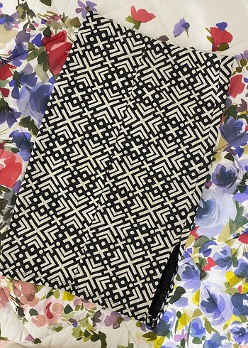 Kadın Pileli Kumaş yırtmaçlı etek - Görsel 3