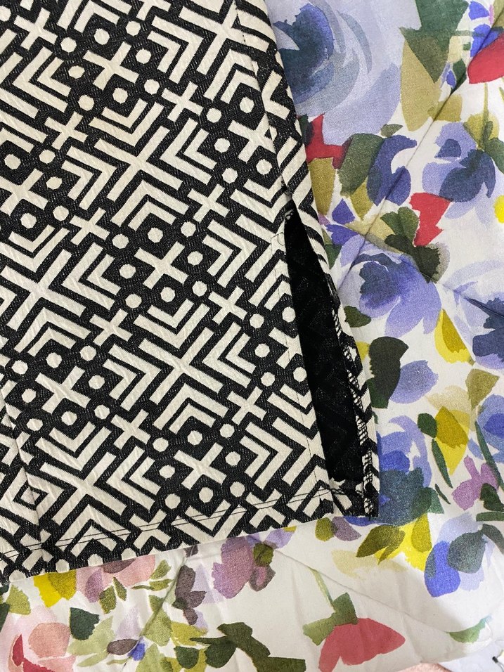 Kadın Pileli Kumaş yırtmaçlı etek - Görsel 2