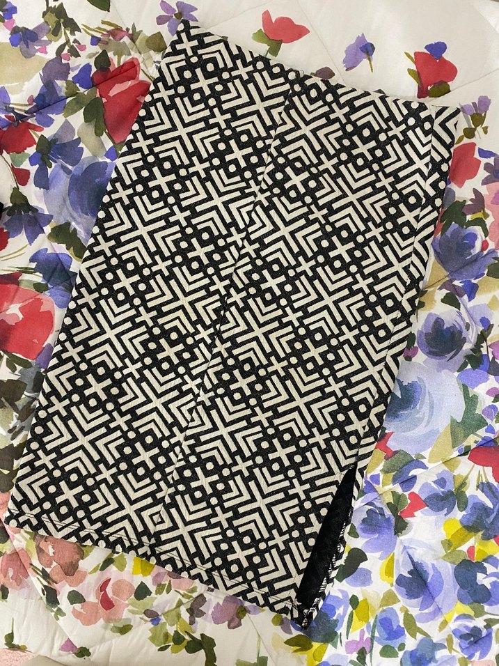 Kadın Pileli Kumaş yırtmaçlı etek - Görsel 3