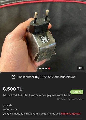 Gri  Renkli ASUS Dizüstü Bilgisayar - Görsel 6