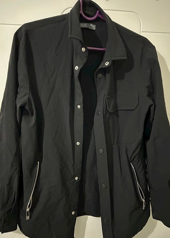 Erkek veya kadın Siyah Düğmeli Midi ceket - Görsel 4