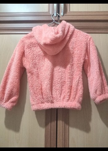 Civil Kız Çocuk Kapüşonlu Pembe Nakışlı Sweatshirt