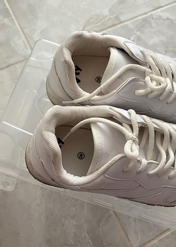 38 Beden beyaz Renk Beyaz Kadın Sneakers