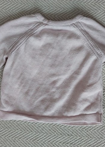 Kızlar için Bej Örgü Uzun Kollu Hırka - Görsel 2