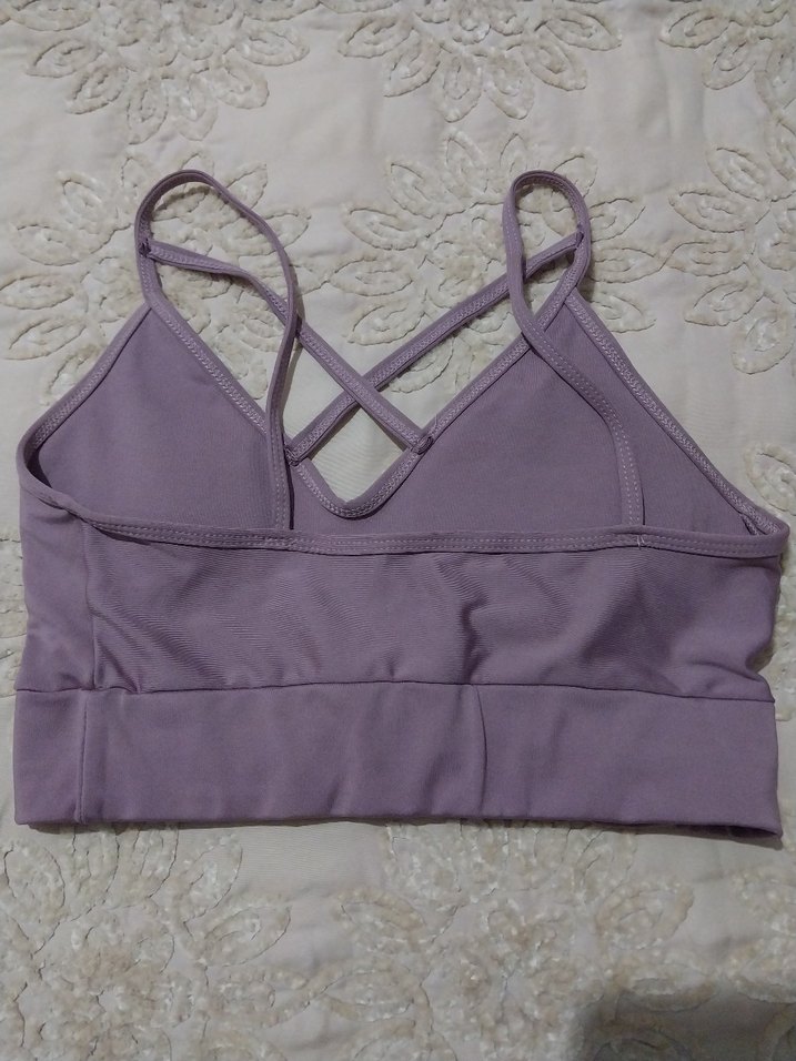 Mor Spor Sütyeni Çapraz Askılı - Görsel 2