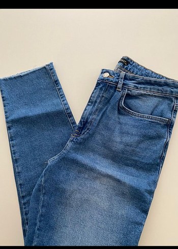 Kadın Mavi Denim Regular Fit Jean