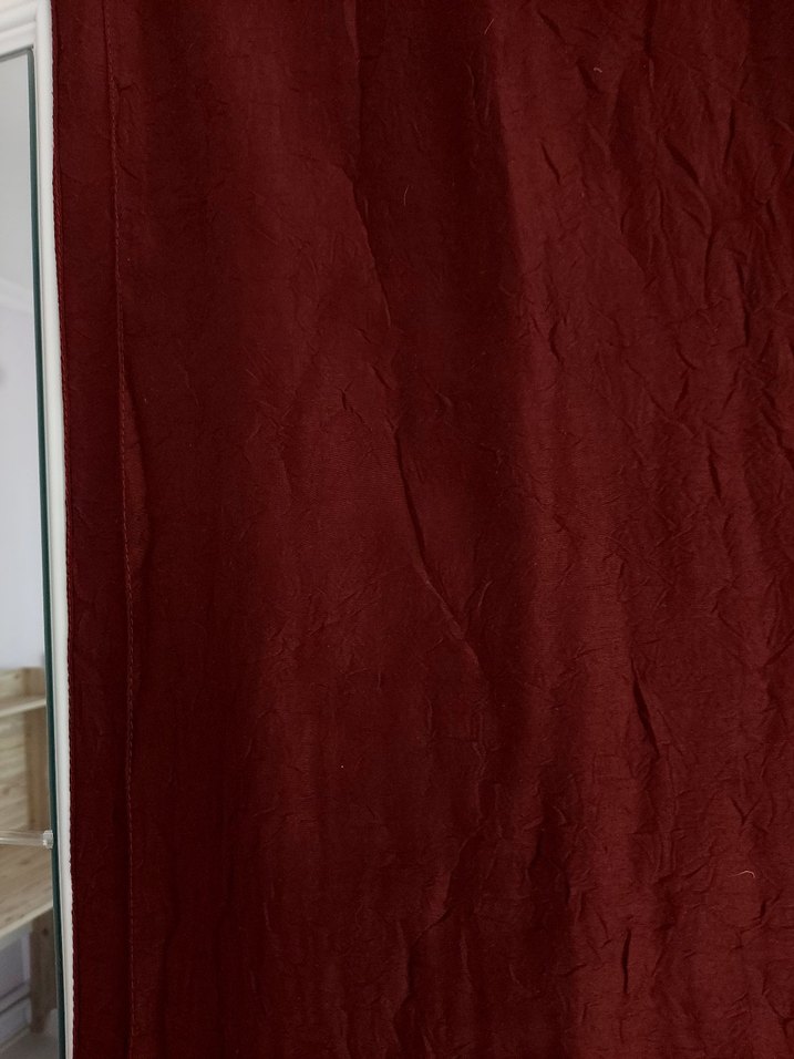 Bambu Kraş Bordo Şal - Görsel 2