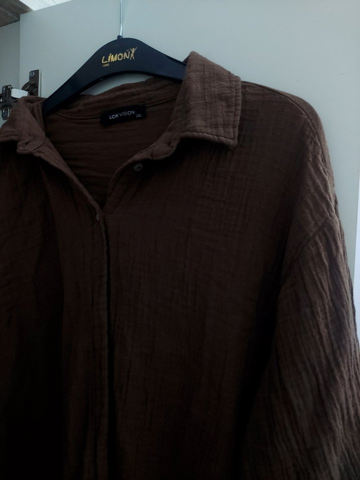 LCW Kahverengi Müslim Gömlek - Görsel 2