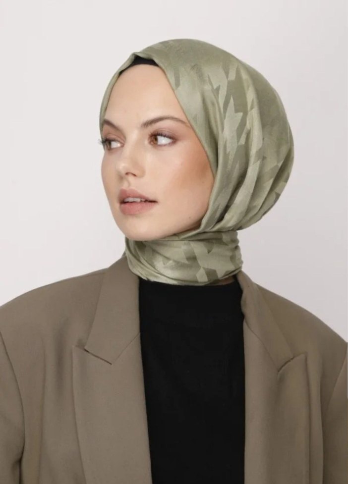 VALOR SCARF Kazayağı İpeksi Jakar Şal - Görsel 2