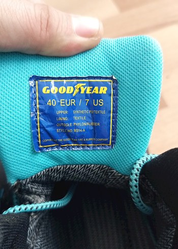 Turkuaz Erkek Biker Ayakkabı Bağcıkları - Görsel 2