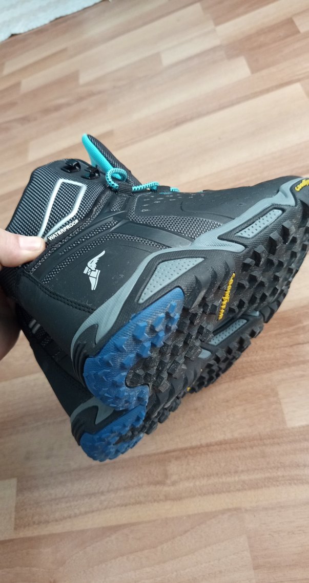 Turkuaz Erkek Biker Ayakkabı Bağcıkları - Görsel 5