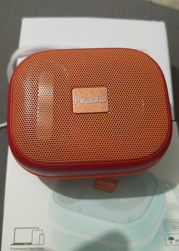 Piranha Beyaz Kablosuz Bluetooth Hoparlör - Görsel 3