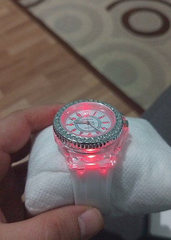 Pembe Taşlı Kadın Kol Saati - Görsel 6