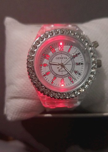 Pembe Taşlı Kadın Kol Saati - Görsel 2