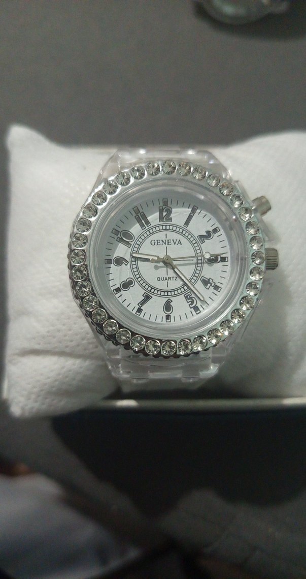 Pembe Taşlı Kadın Kol Saati - Görsel 4