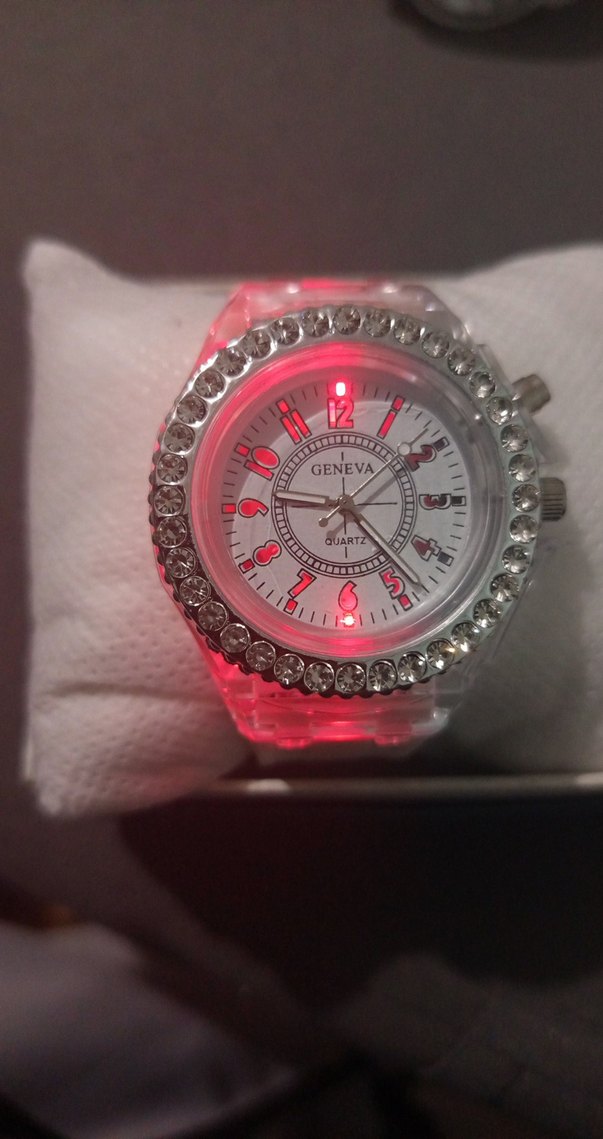 Pembe Taşlı Kadın Kol Saati - Görsel 2