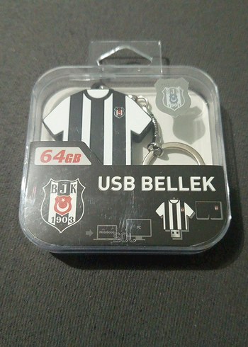 Beşiktaş Lisanslı Forma USB Bellek Anahtarlık 64GB - Görsel 2