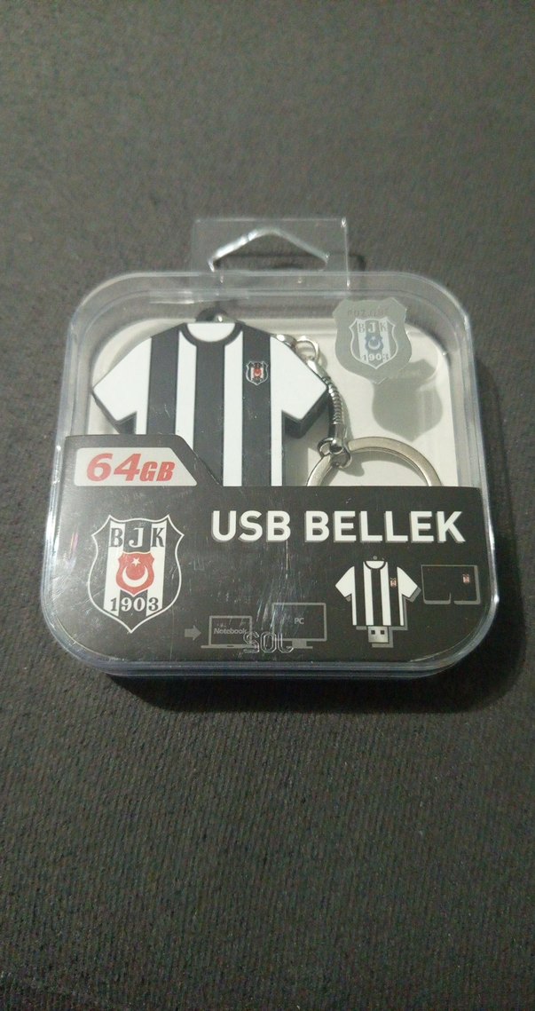 Beşiktaş Lisanslı Forma USB Bellek Anahtarlık 64GB - Görsel 2