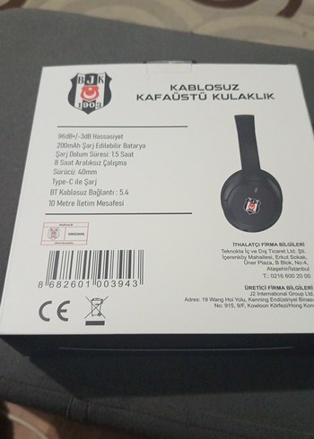 Kablosuz Kafaüstü Kulaklık LK-HS-11 Siyah - Görsel 3