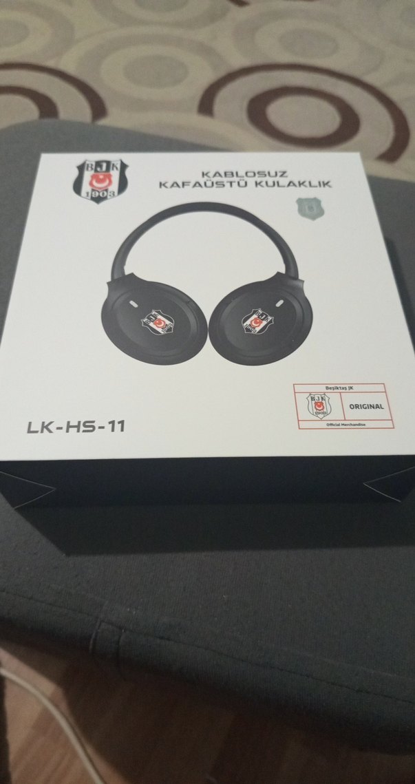 Kablosuz Kafaüstü Kulaklık LK-HS-11 Siyah - Görsel 2