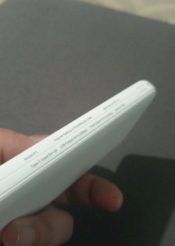 Beşiktaş Logolu Beyaz Power Bank - Görsel 5