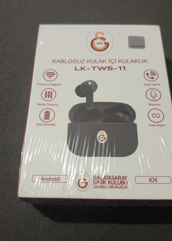 Galatasaray Lisanslı Kablosuz Kulak İçi Kulaklık - Görsel 2