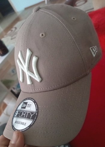 Gri New Era Ayarlanabilir Kadın Şapka - Görsel 4