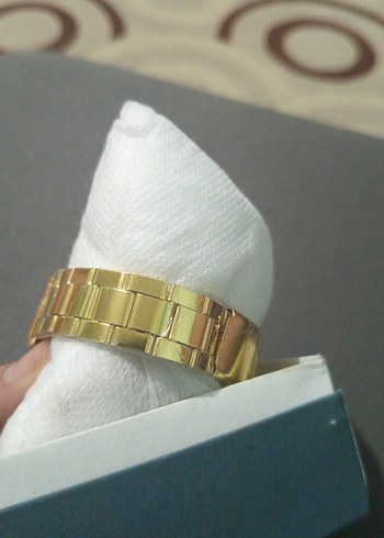 Altın Renkli Erkek Kol Saati ENEVA - Görsel 3