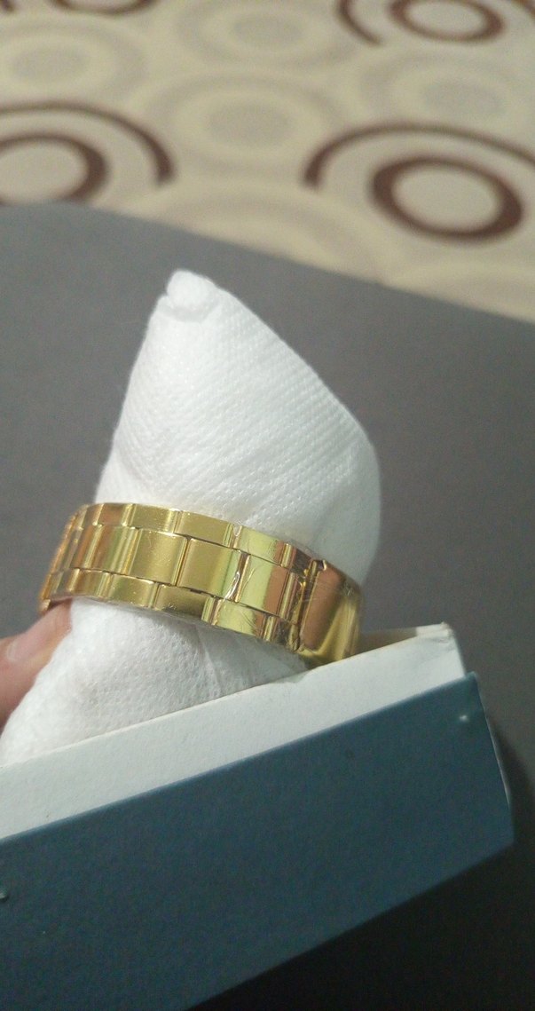 Altın Renkli Erkek Kol Saati ENEVA - Görsel 3