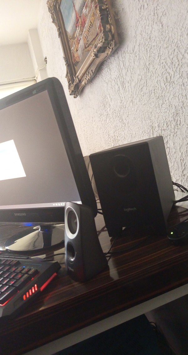 Kırmızı Işıklı Masaüstü Bilgisayar Seti - Görsel 4