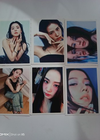 Black Pink jisoo PC kart orijinal