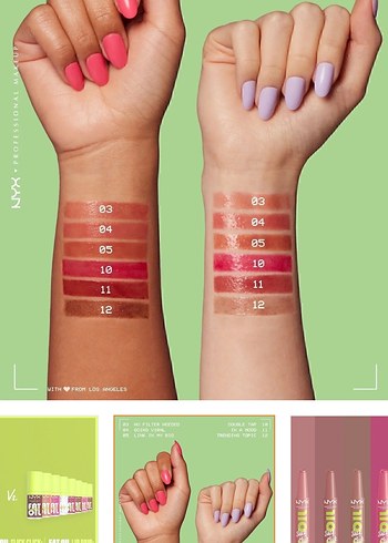 NYX Fat Oil Slick Click Parlak Dudak Stick 11 In A Mood - Görsel 3