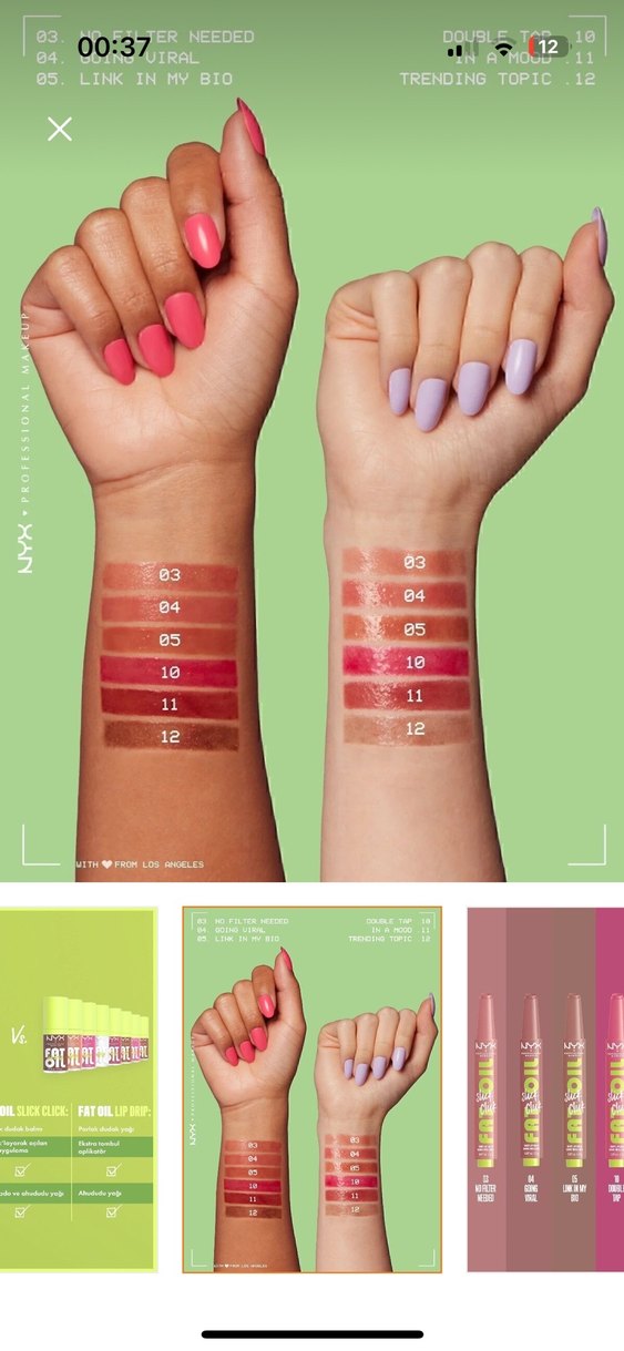 NYX Fat Oil Slick Click Parlak Dudak Stick 11 In A Mood - Görsel 3