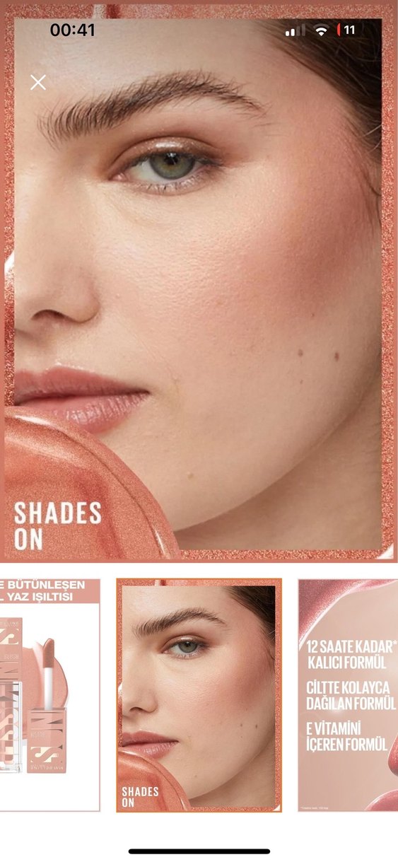 Maybelline 08 Shades On Doğal Işıltılı Allık - Görsel 2