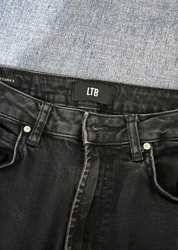 Siyah Bilek Boy Straight Jean Pantolon - Görsel 3