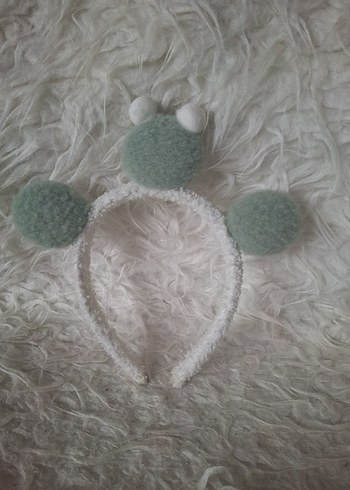 Peluş Kurbağa Detaylı Çocuk Taç - Görsel 2