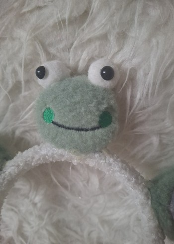 Peluş Kurbağa Detaylı Çocuk Taç - Görsel 3