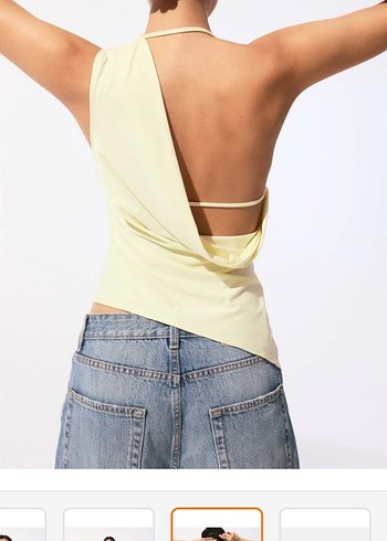 pull bear sırt dekolteli bluz
