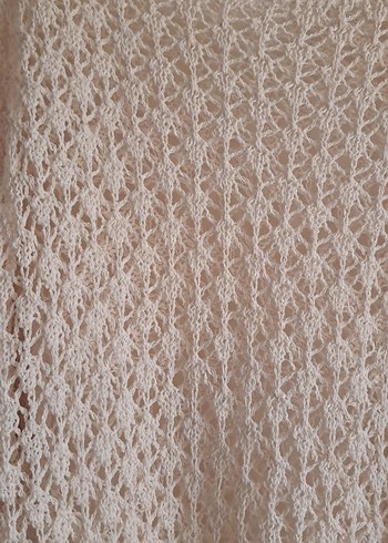 Bej Örgü Bohem Kadın Triko - Görsel 2