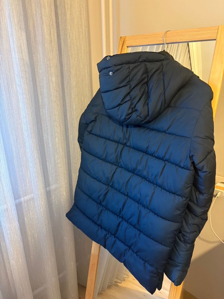 Columbia Lacivert Kapitoneli Erkek Mont - Görsel 2