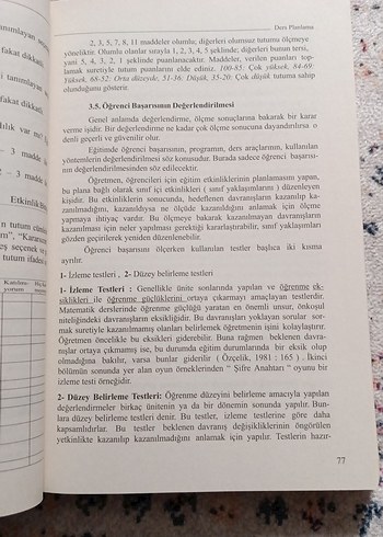 Beden Renk İlkokullarda Matematik Öğretimi Kitabı