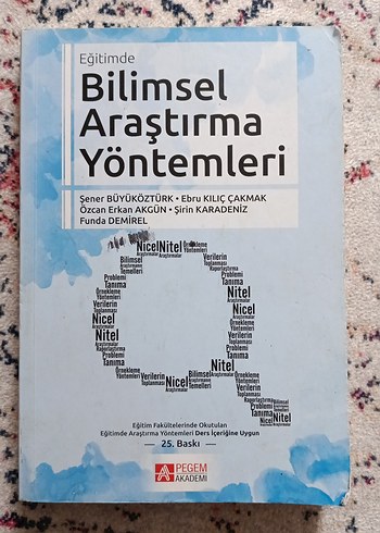 Eğitimde Bilimsel Araştırma Yöntemleri Kitabı