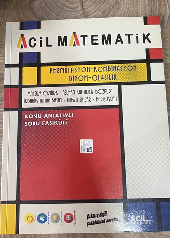 Acil Matematik Permütasyon Kombinasyon Kitabı
